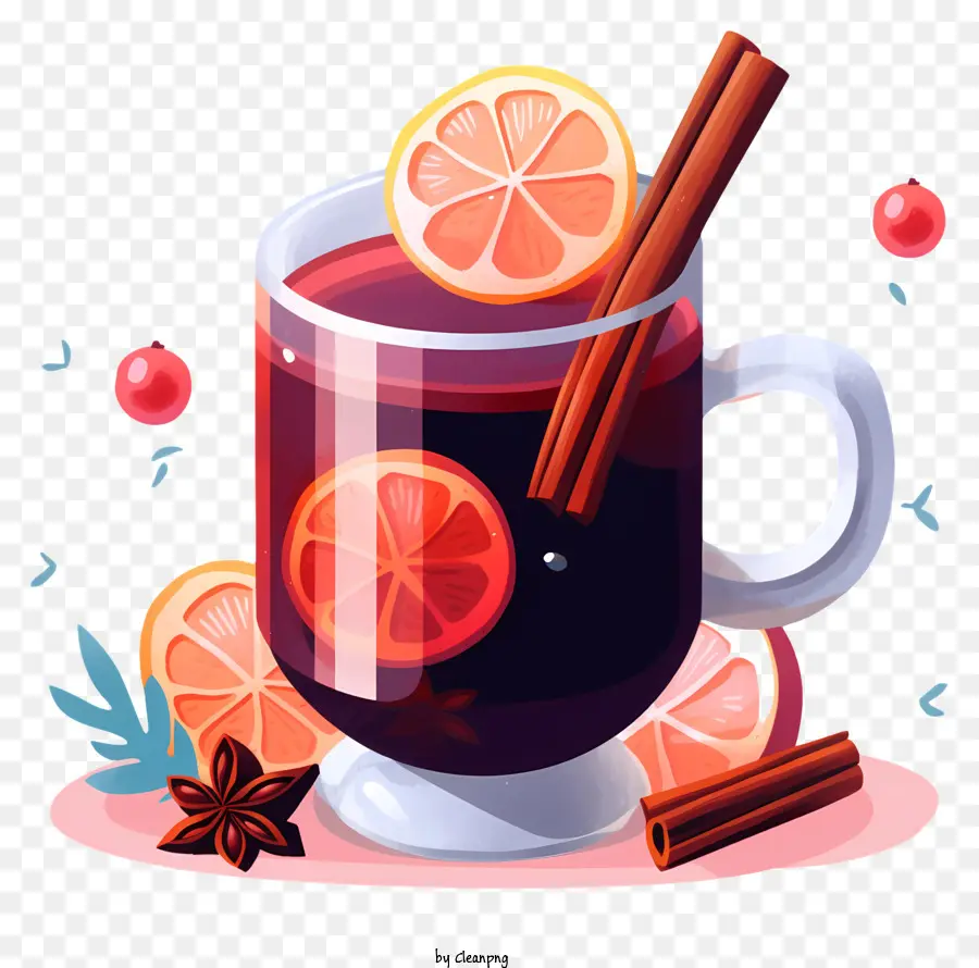 Vino Caliente Con Especias，Especias PNG