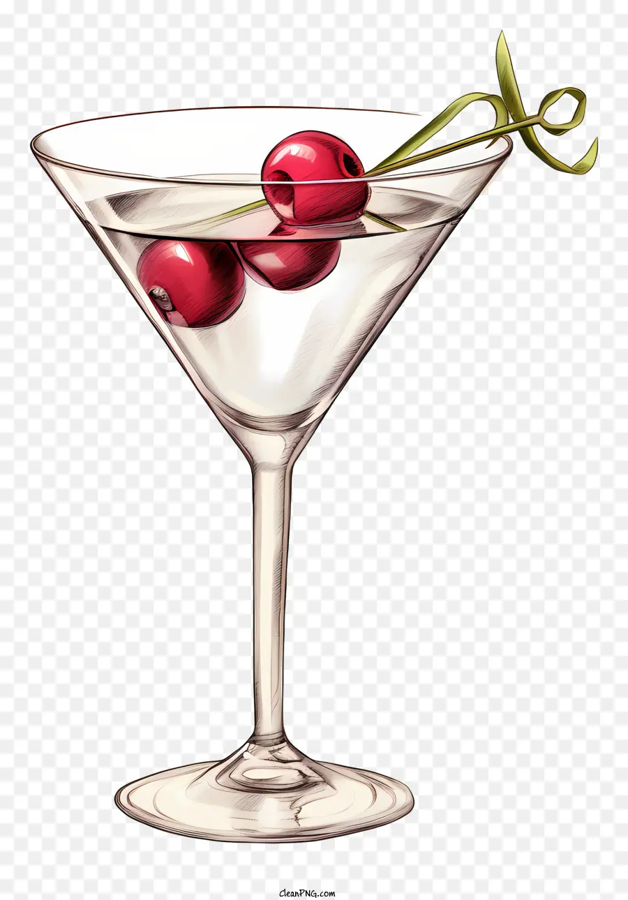 Martini，Cerezas PNG