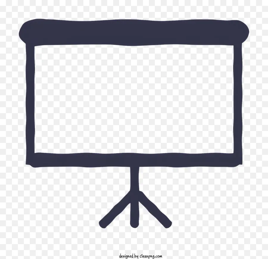 Monitor De Pantalla Plana，Soporte En Trípode PNG