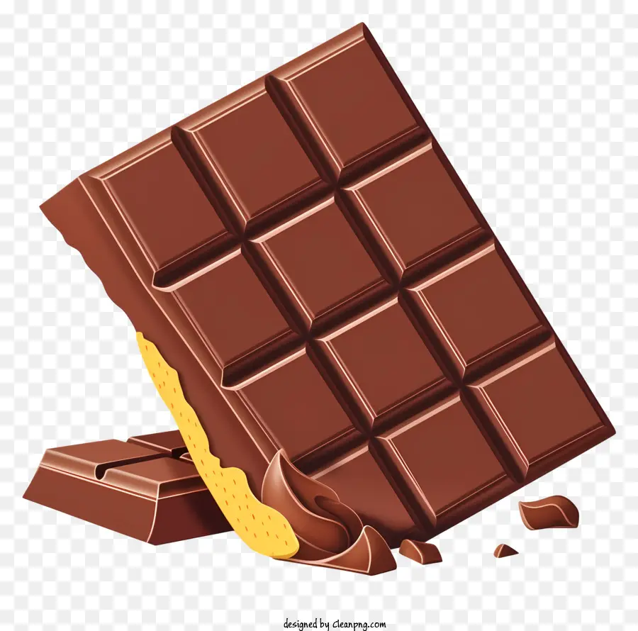 Barra De Chocolate，El Chocolate Oscuro PNG