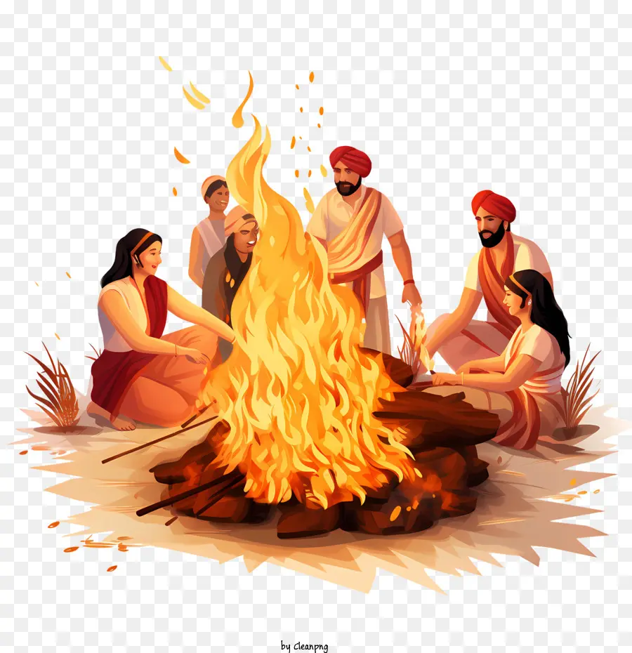 Lohri，Hoguera PNG