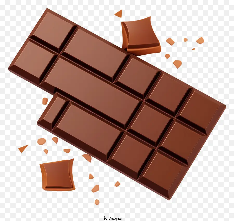 Barras De Chocolate，Trozos De Chocolate PNG