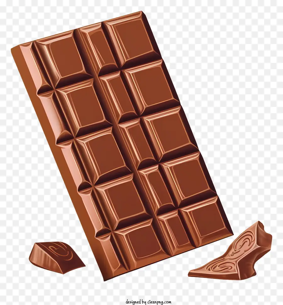 Barra De Chocolate，Dulce PNG