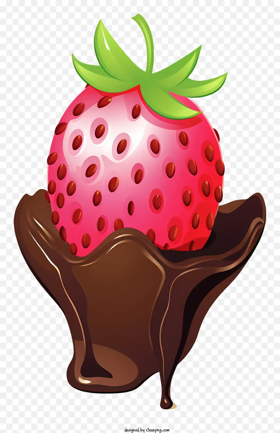 Fresa，Chocolate PNG