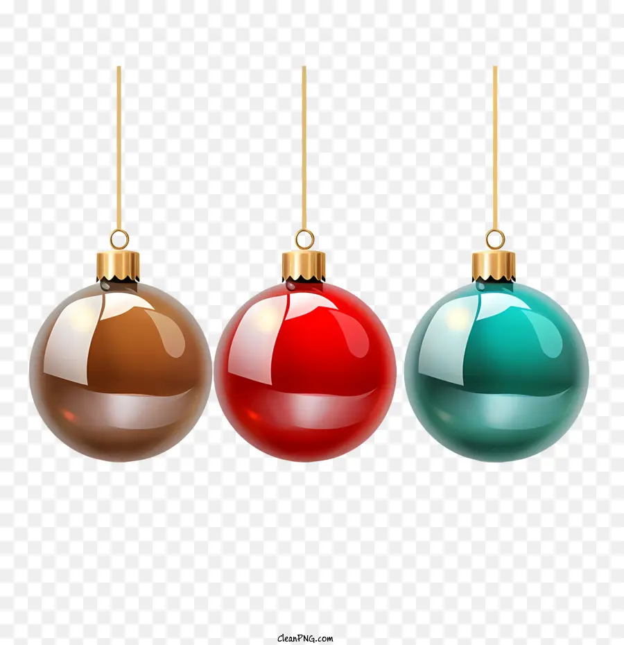 Bola De Navidad，Adornos Navideños Coloridos PNG