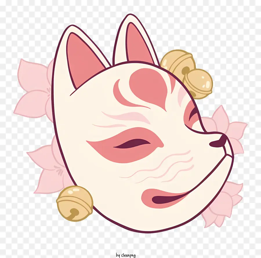 Gato De Estilo Manga，Atuendo Rosa Y Blanco PNG