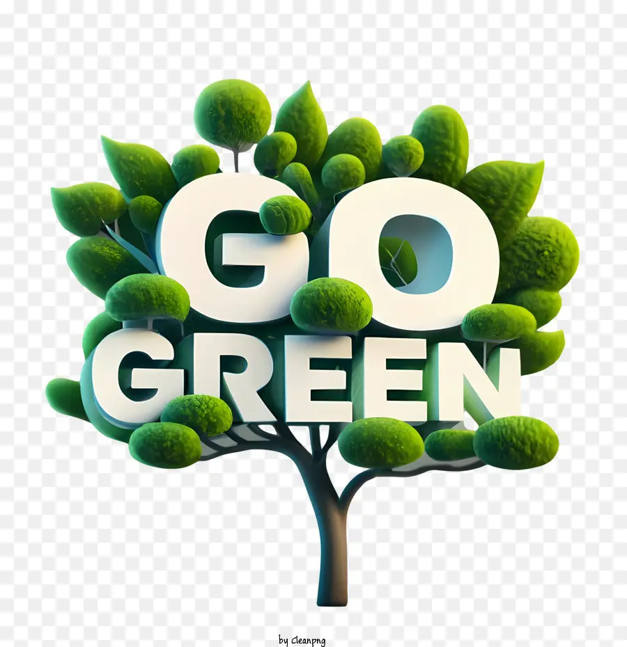 Go Green，El Ecologismo PNG