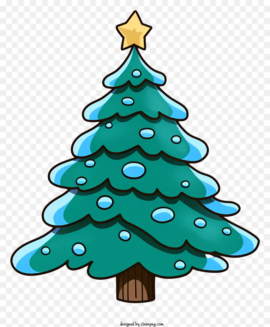 árbol De Navidad，Los Copos De Nieve PNG