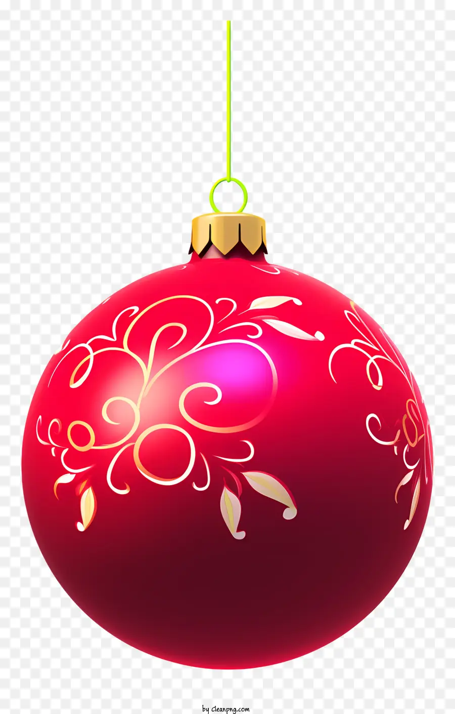 Adorno Rojo，Navidad PNG