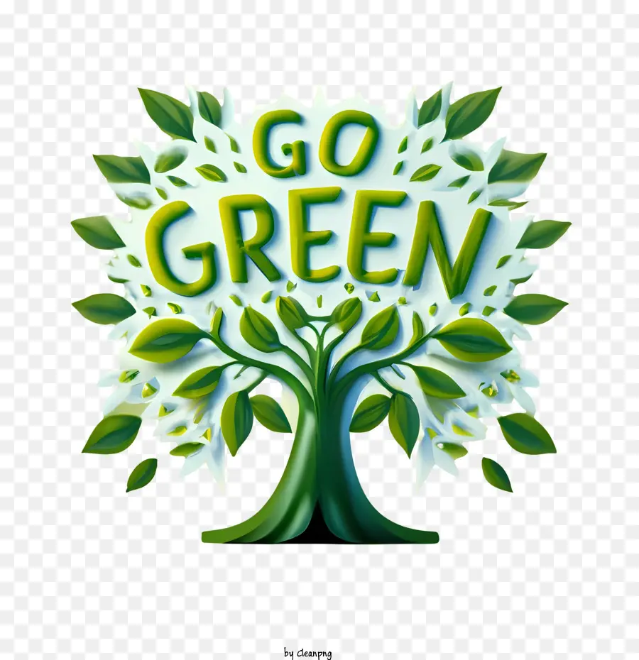 Go Green，Eco PNG