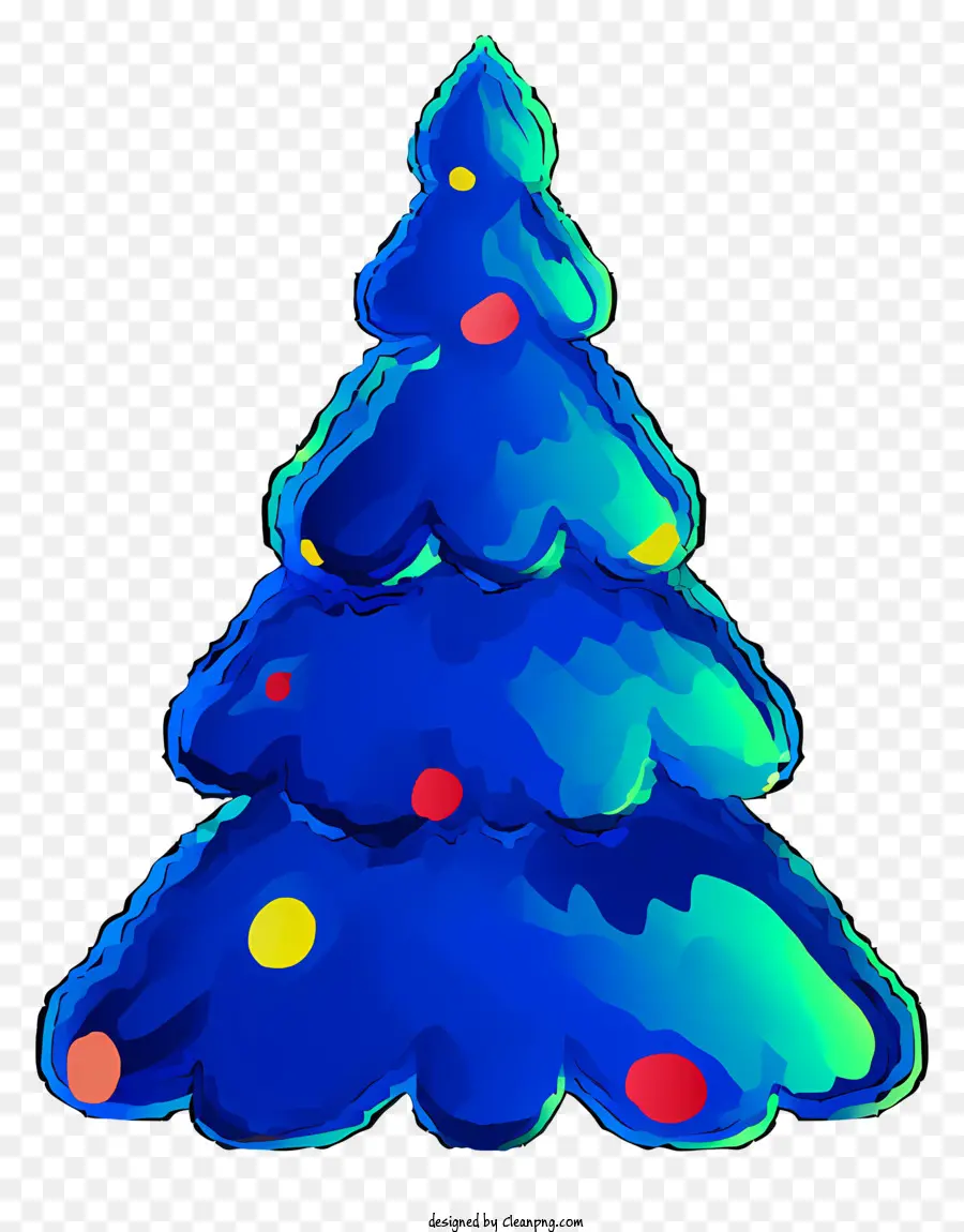 árbol De Navidad，Azul árbol De Navidad PNG