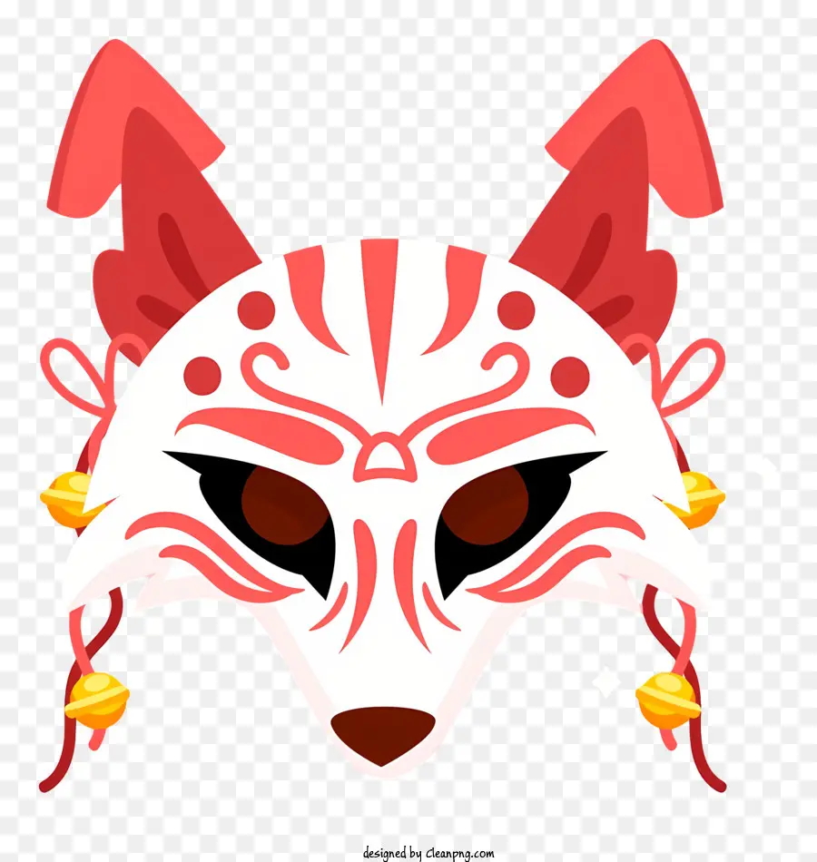 Máscara De Zorro Rojo，Máscara Animal PNG