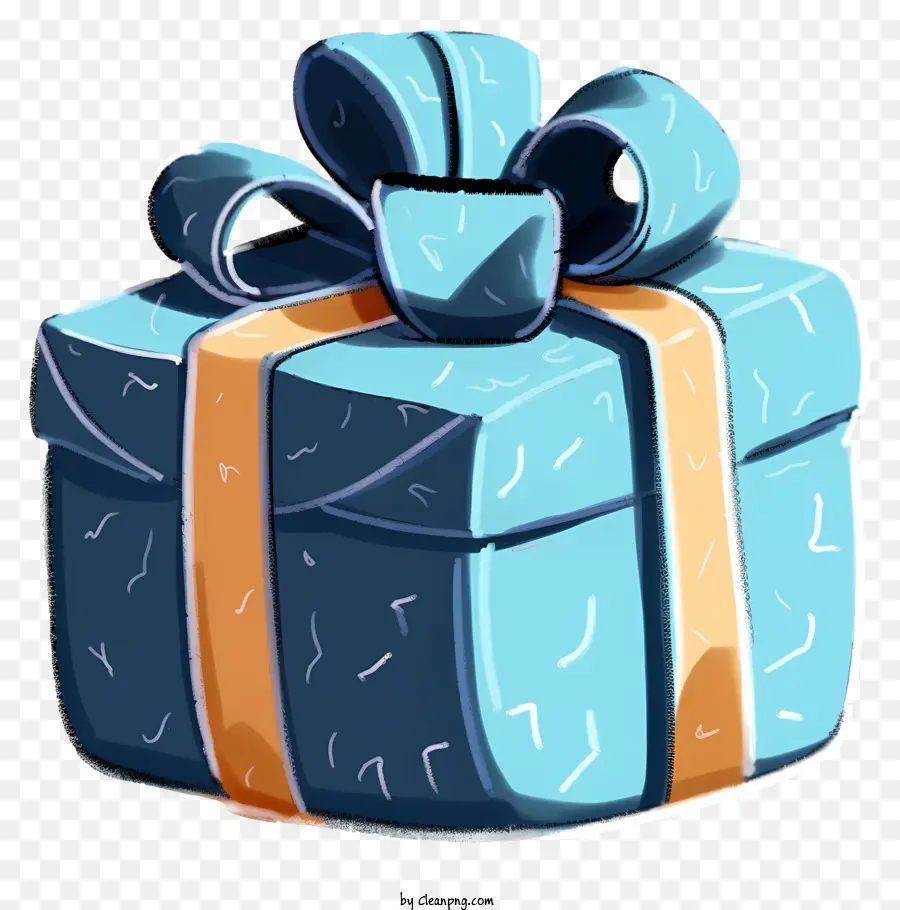 Caja De Regalo，Azul PNG