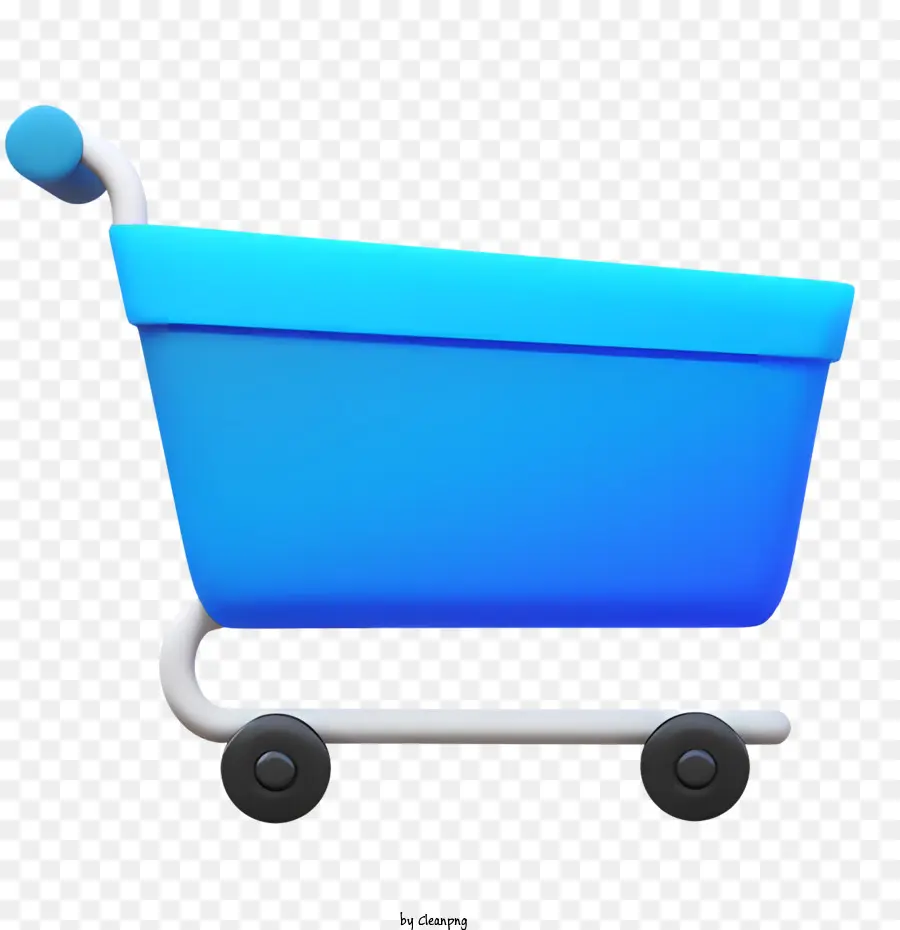 Carrito De La Compra，Azul PNG