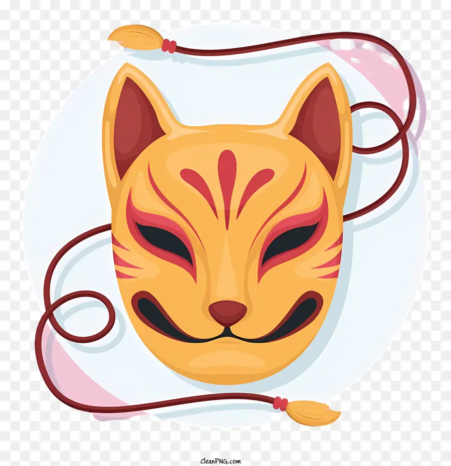 Máscara De Gato，Máscara De Gato Sonriente PNG