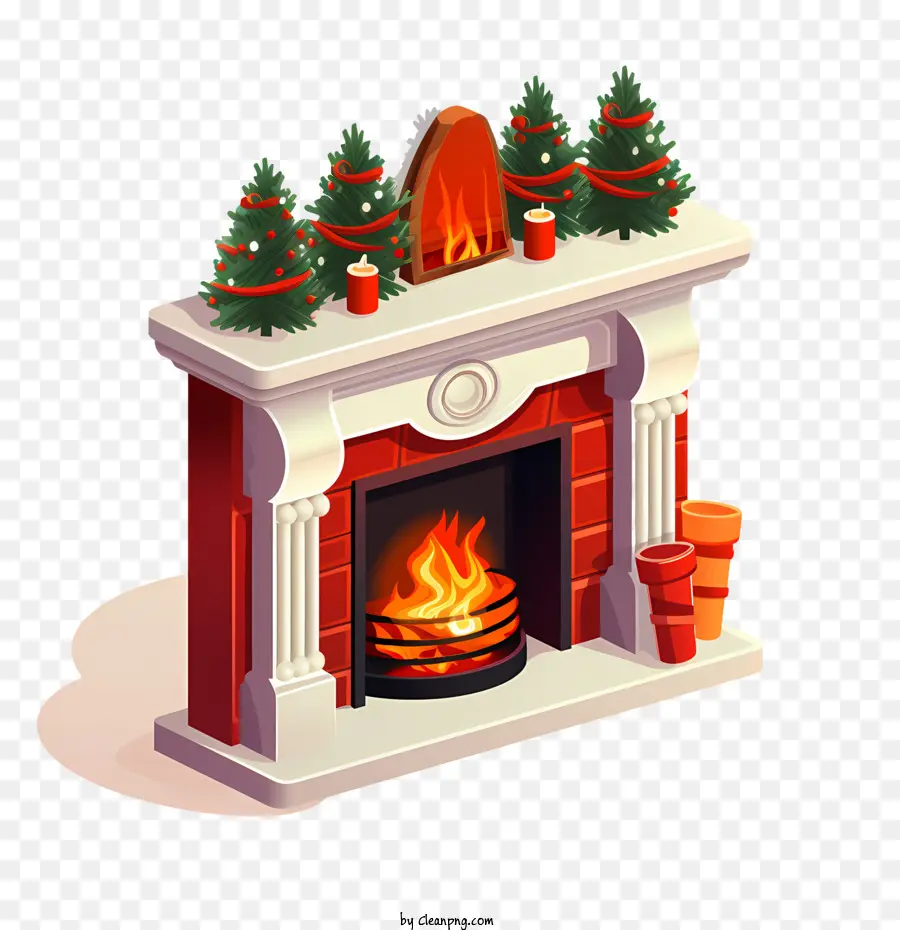 La Navidad Chimenea，Chimenea PNG