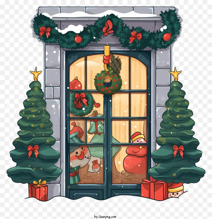 Decoraciones De Navidad，Santa Claus PNG