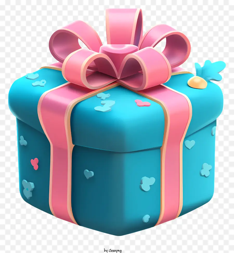 Caja De Regalo Pequeña，Caja Azul PNG