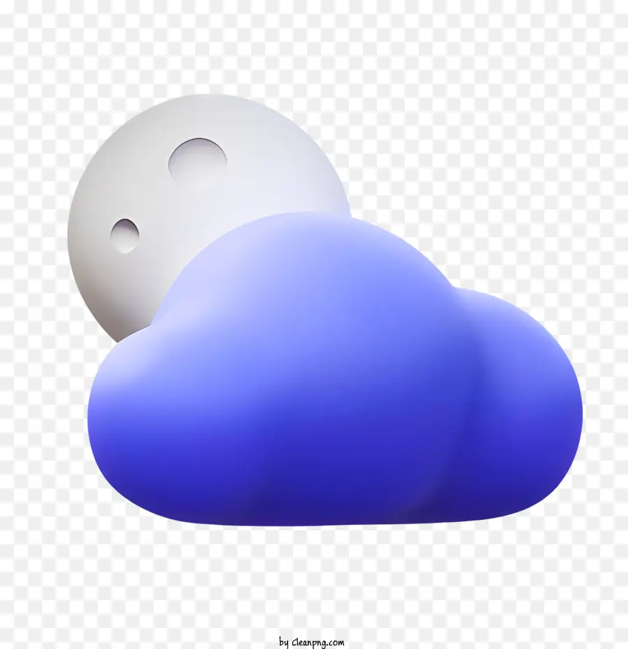 Nube，Nube Y Luna PNG