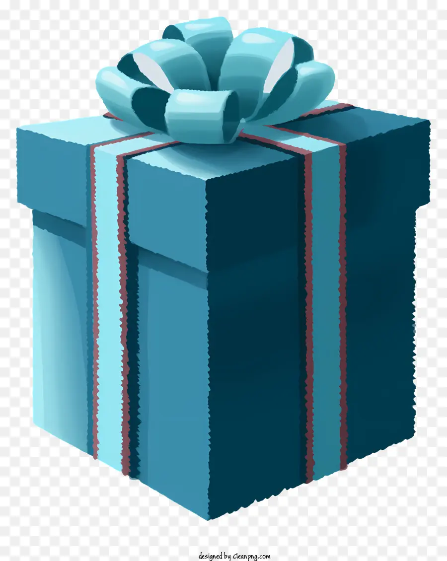 Caja De Regalo，Azul Caja De Regalo PNG