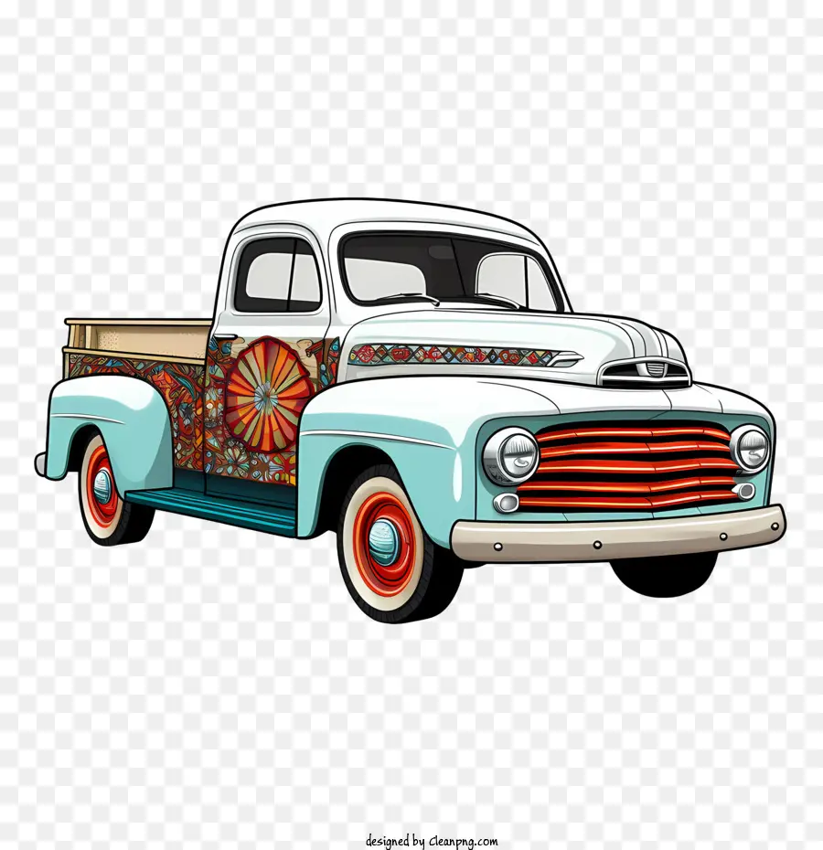 Vintage Camión，Camión PNG