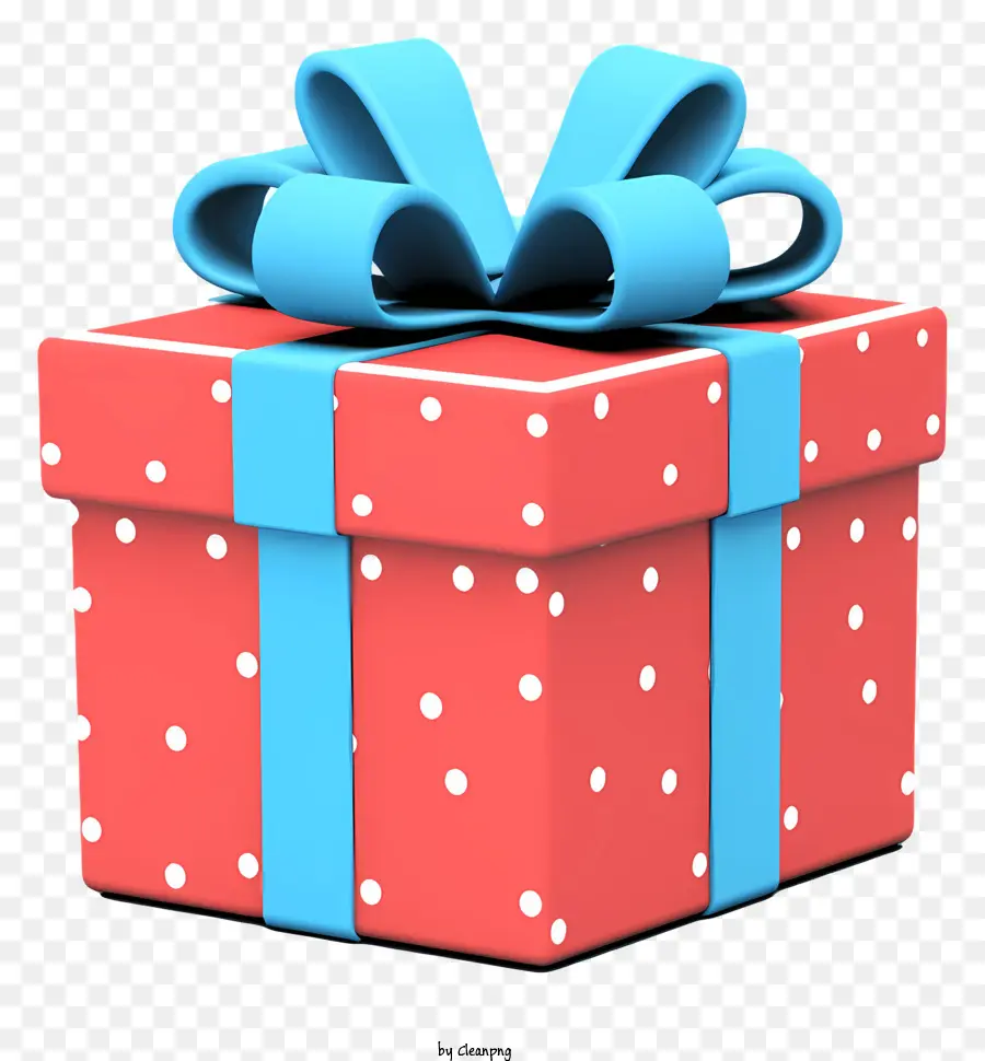 Caja De Regalo，Azul Arco PNG