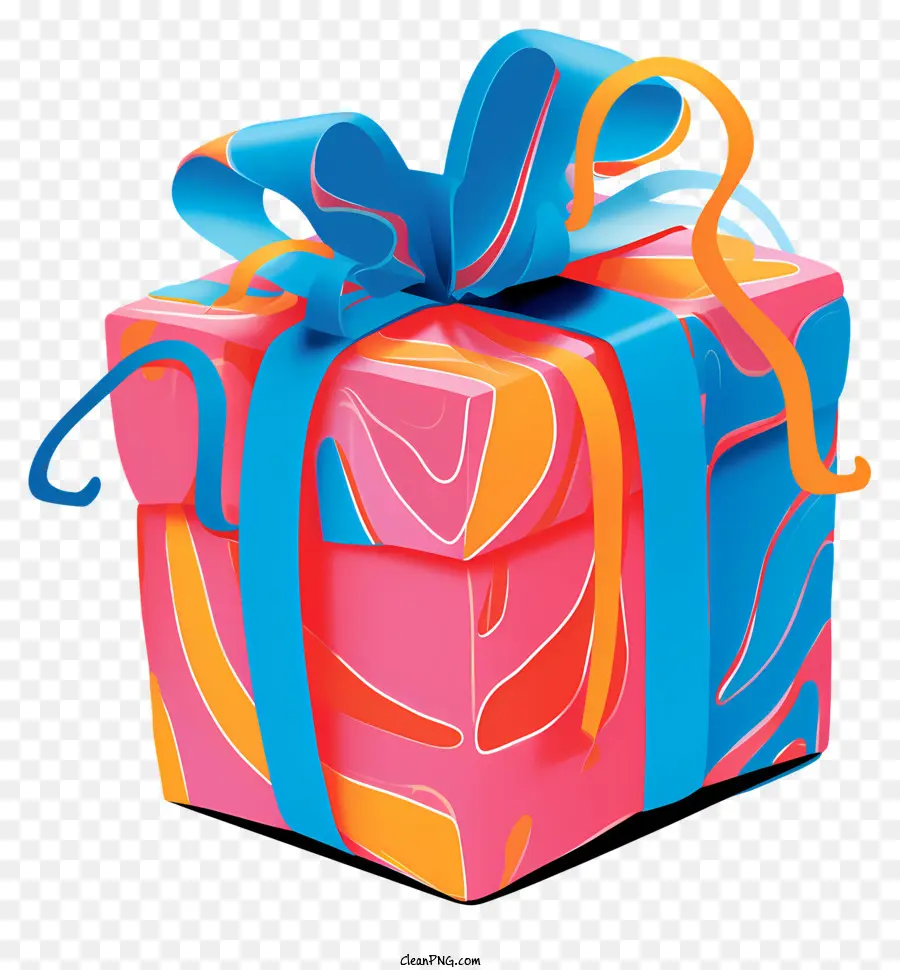 Caja De Regalo，Colorido PNG