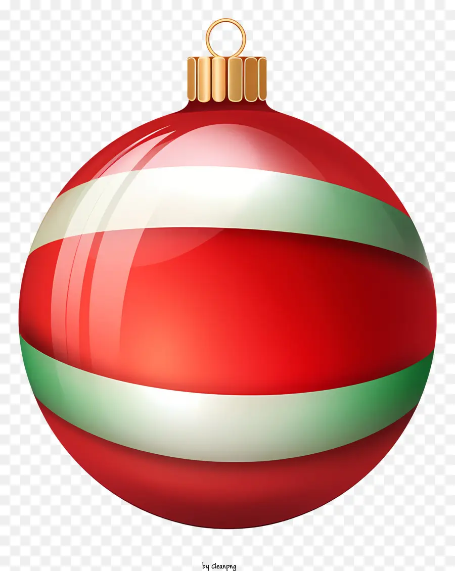 Adorno De Navidad，Adorno Con Bandas De Oro PNG