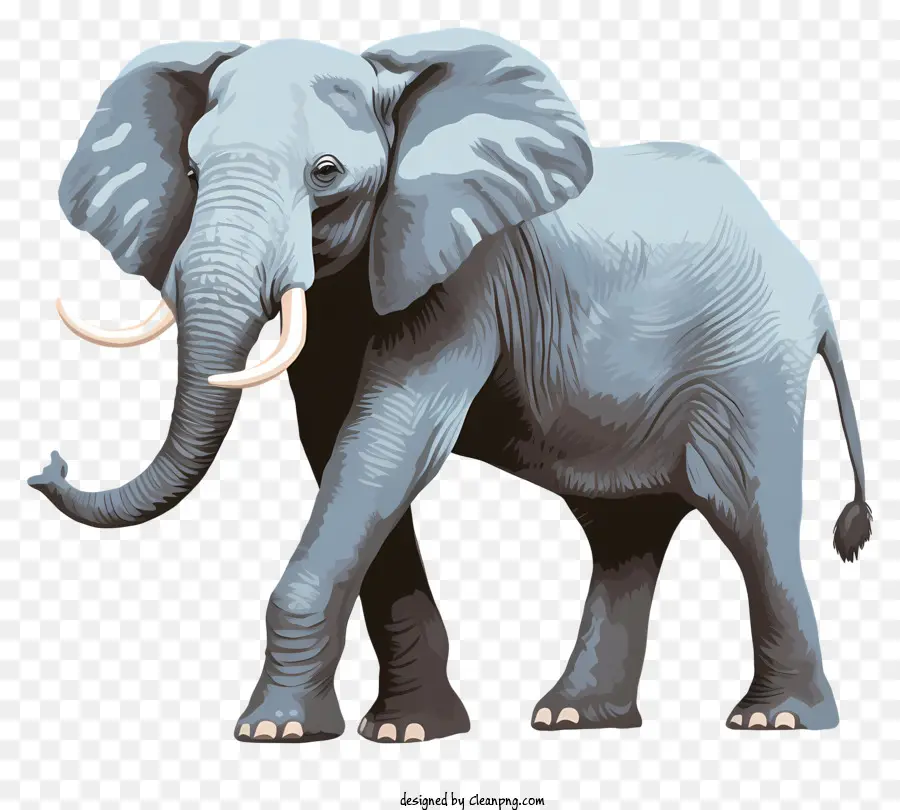 Gris Elefante，Caminar De Elefante PNG