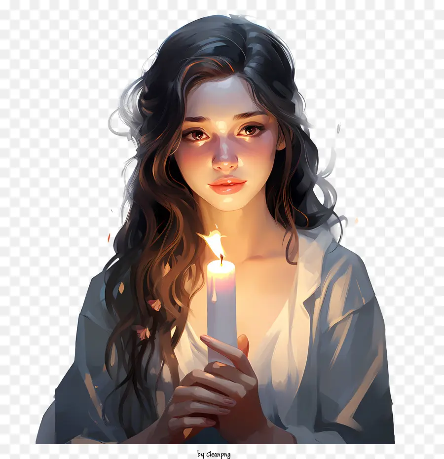 Conmemorar Con Vela，Mujer PNG