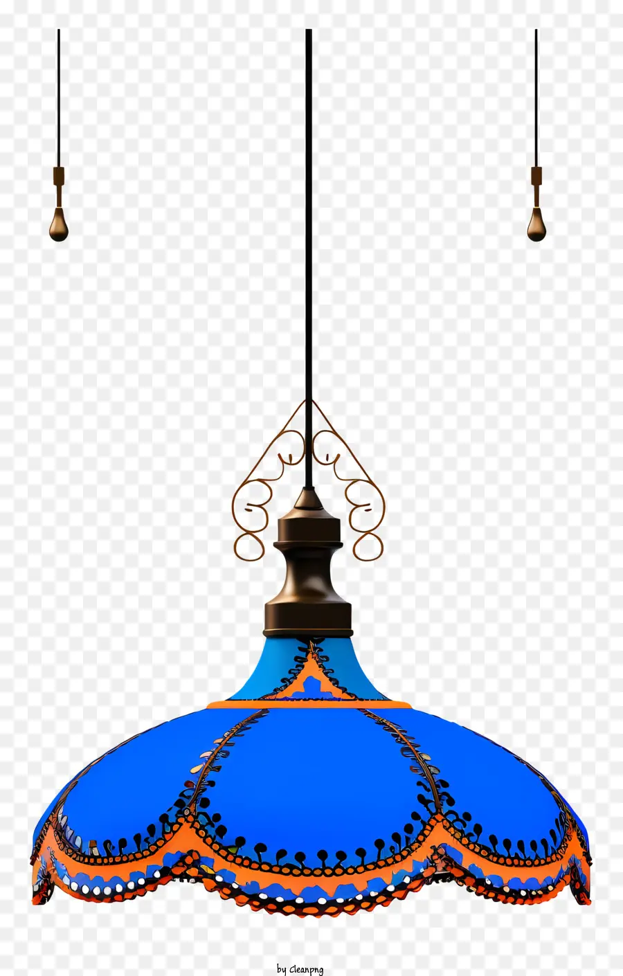 Azul De La Lámpara，Lámpara Naranja PNG