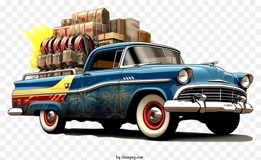 Coche Antiguo，Camioneta Vintage PNG