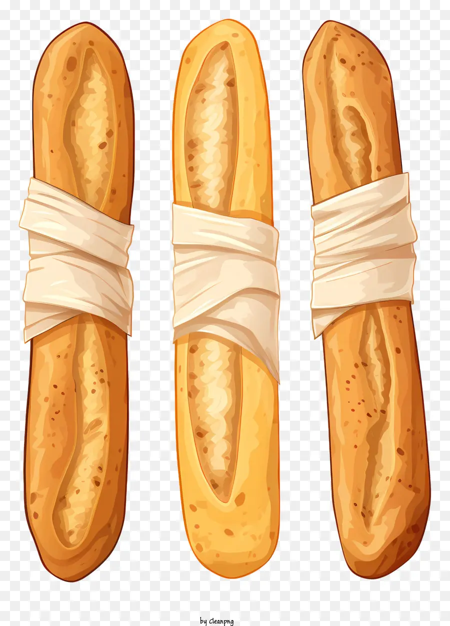 Baguettes，Pan Francés PNG