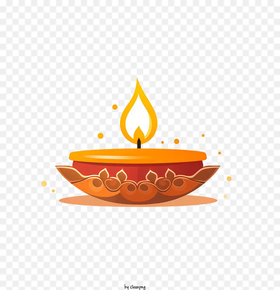 Lámpara De Diwali，Lámpara Diya PNG