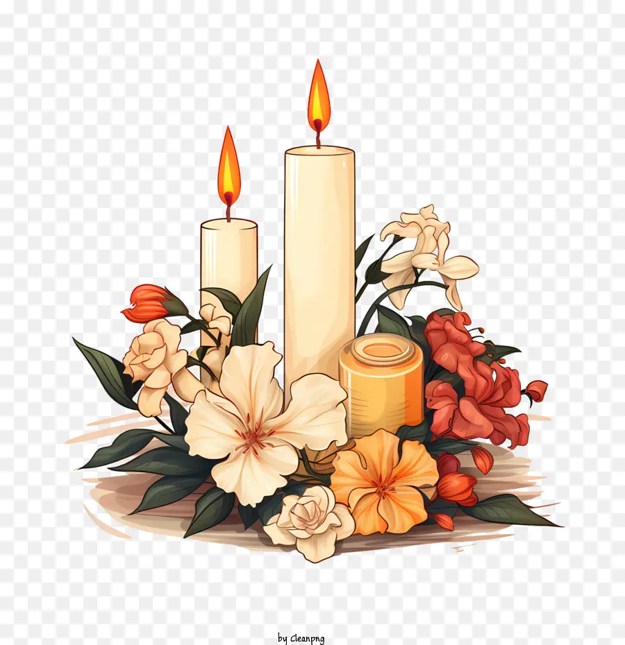 Día De Todos Los Difuntos，Velas PNG