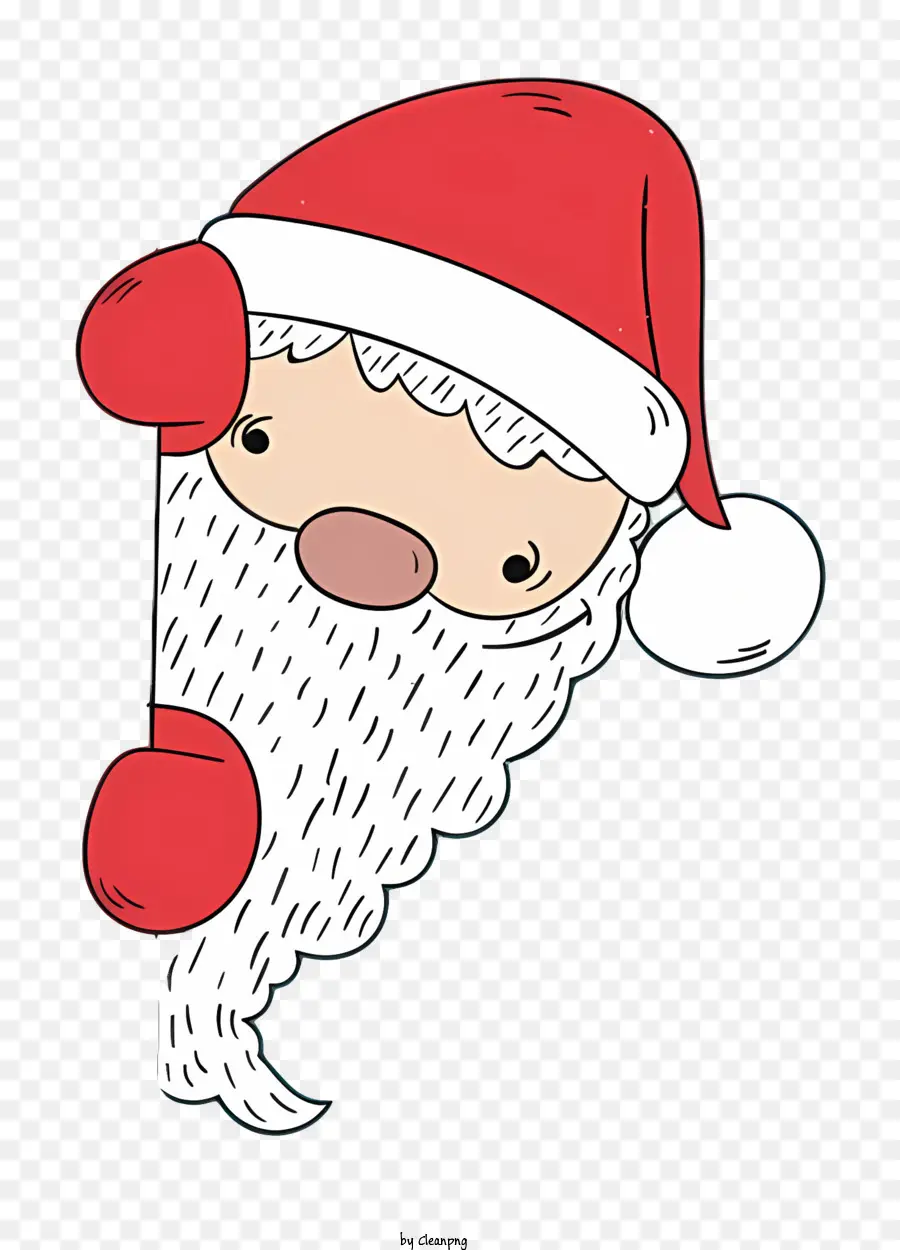 Personaje De Dibujos Animados，Santa Claus Hat PNG