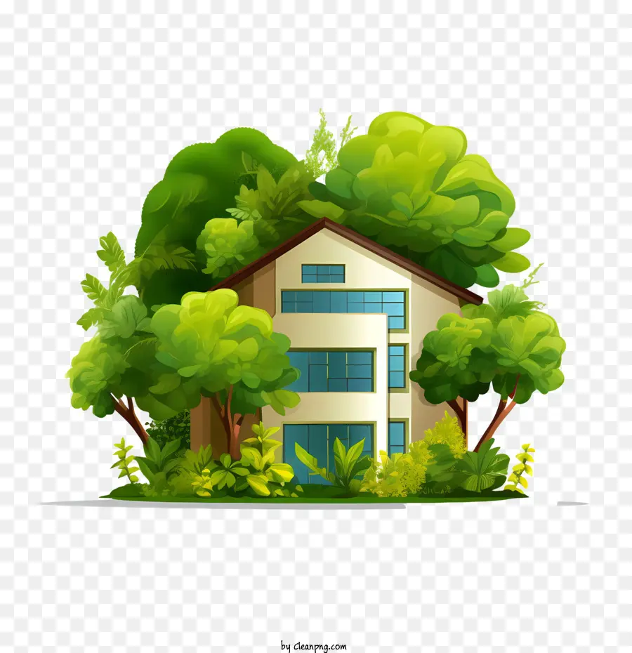 Eco Casa，Árbol PNG