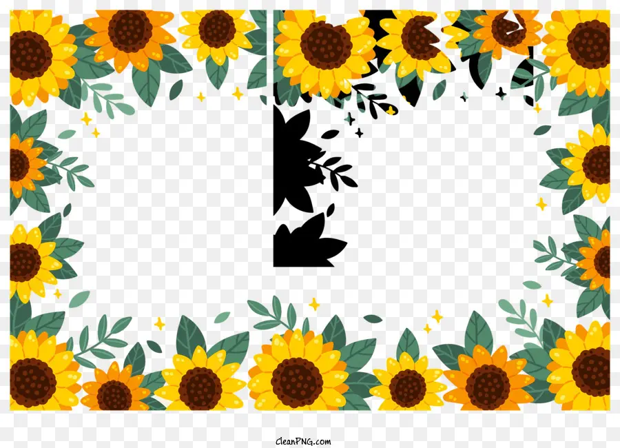 Girasol De La Frontera，Flores Amarillas PNG