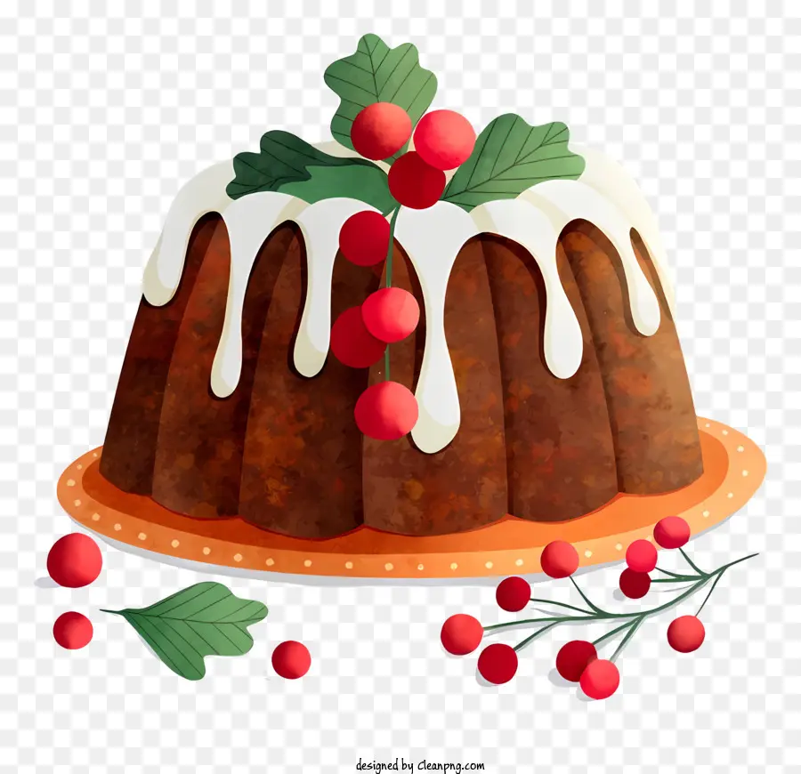 Bundt Cake，Glaseado Blanco PNG