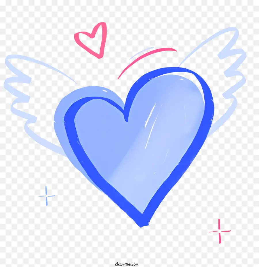 Corazón，Corazon Azul PNG