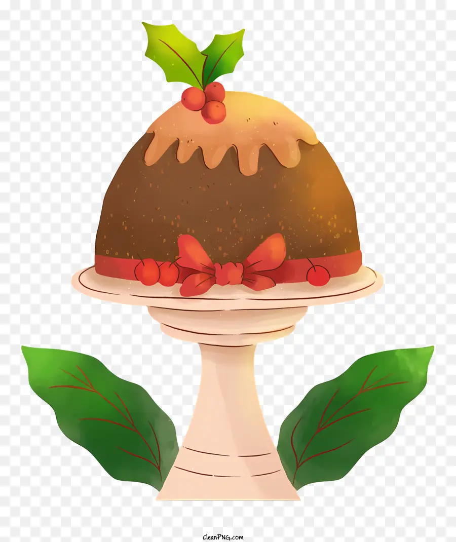 Postre Pastel，Holly Hoja PNG