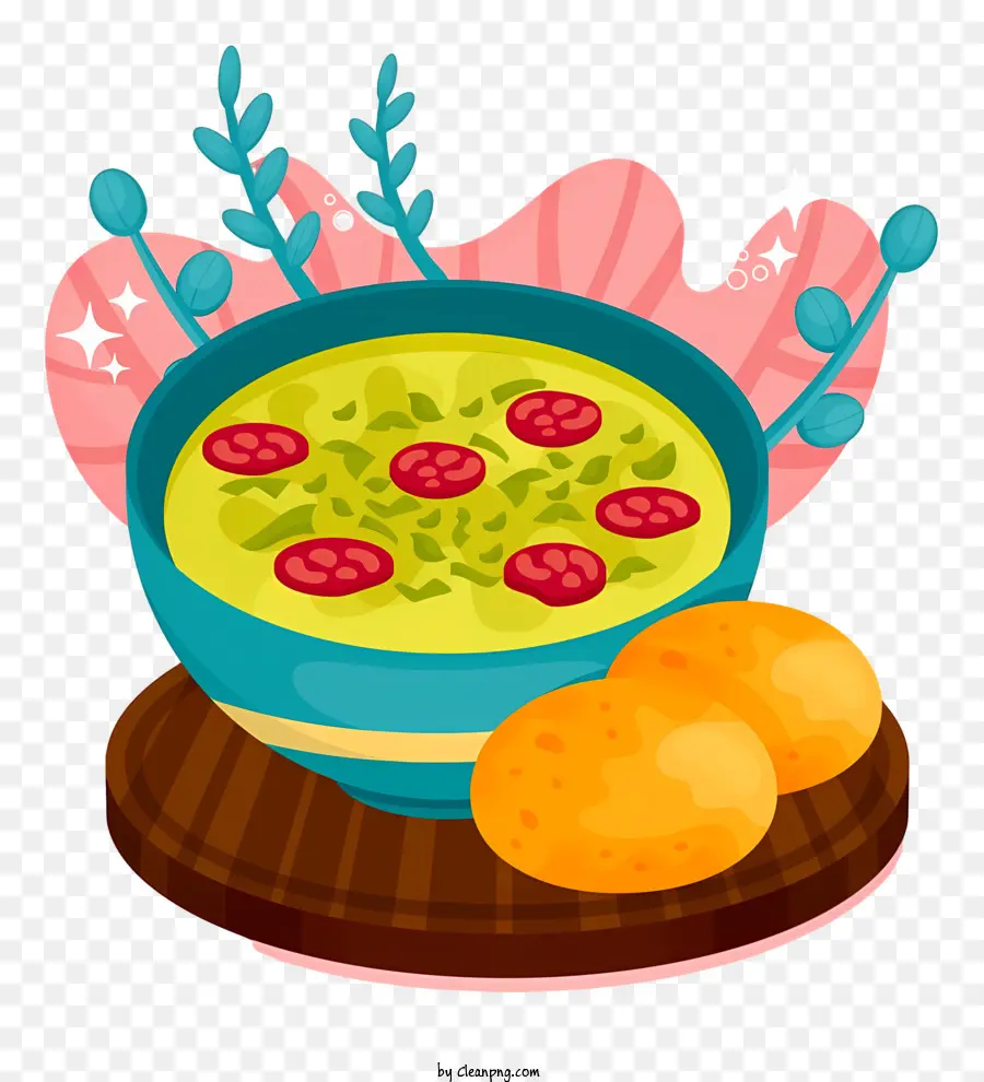 Sopa Verde，Los Tomates PNG