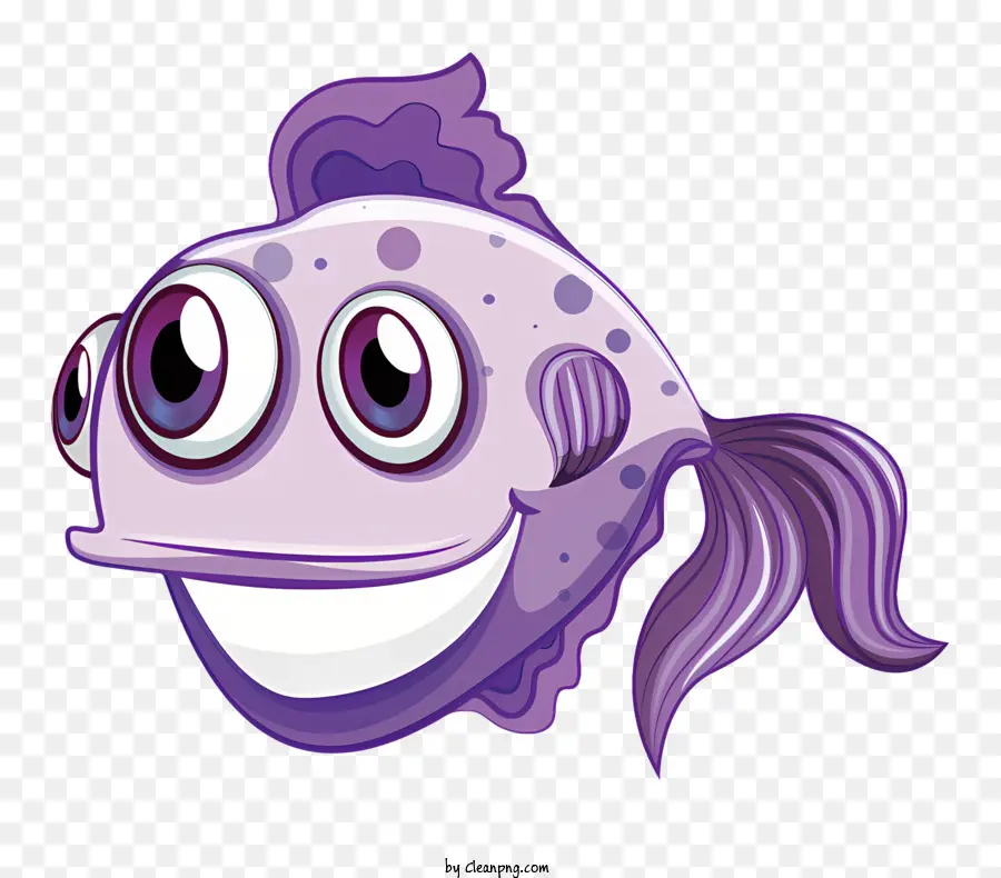Púrpura De Pescado，Ojos Grandes PNG
