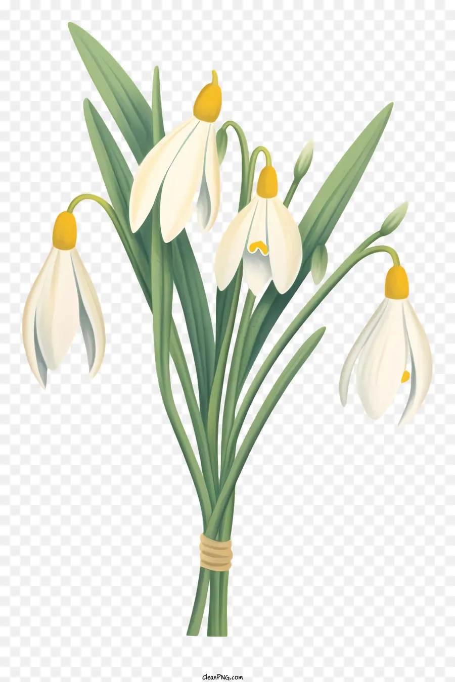 Las Campanillas De Invierno，Galanthus PNG