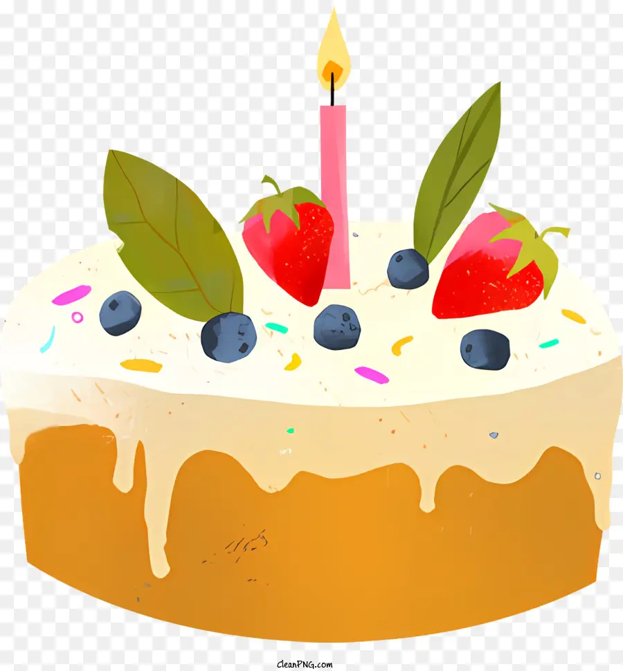 Feliz Cumpleaños，Torta De Cumpleaños PNG