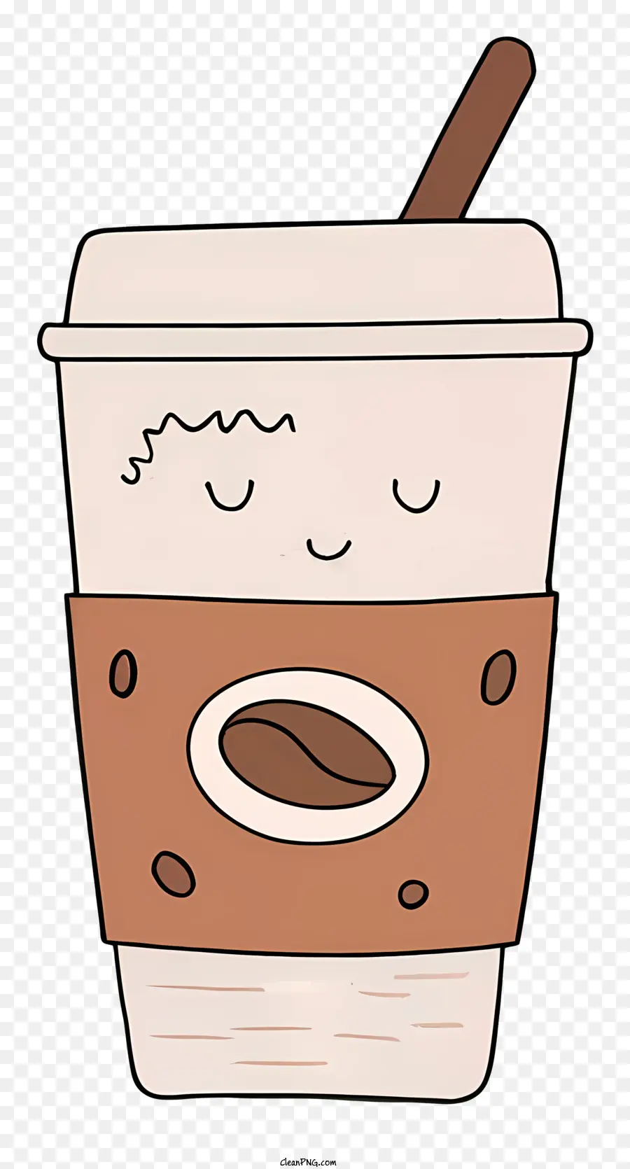 Personaje De Dibujos Animados，Cup Of Coffee PNG