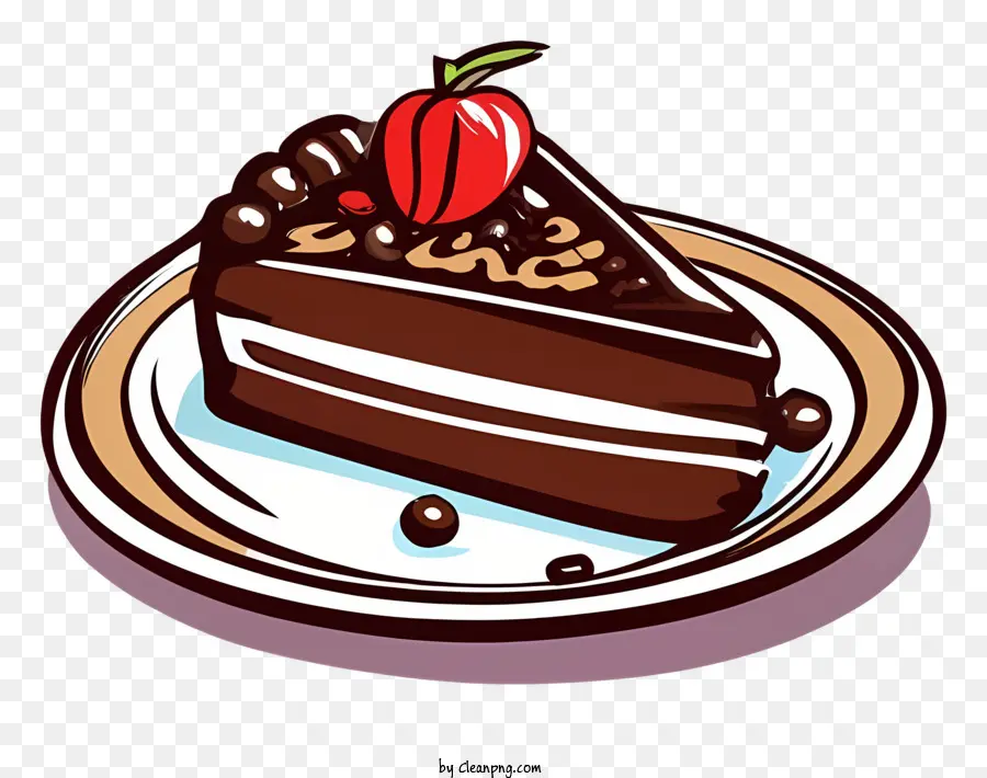 Pastel De Chocolate，Glaseado De Chocolate PNG