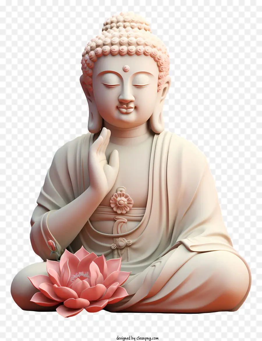 Estatua De Buda，La Meditación PNG