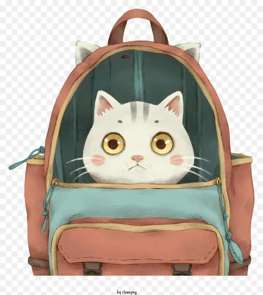 Linda Ilustración，Gato Blanco PNG