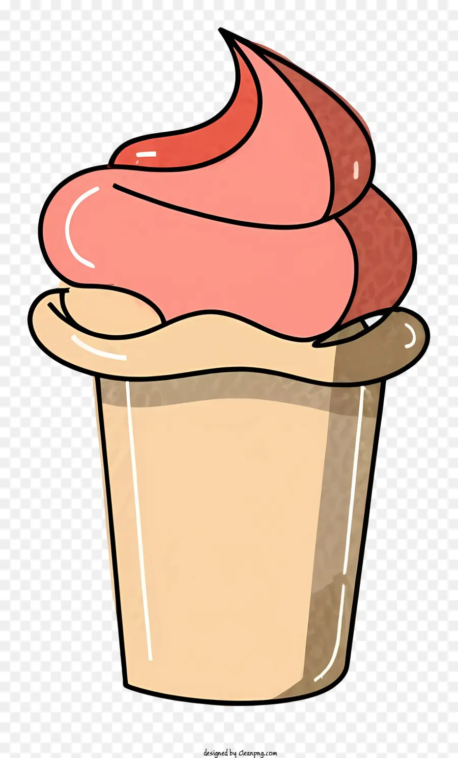 Crema Batida，Helado PNG